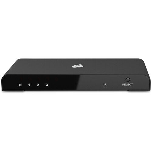 IOGEAR 3-Port True DCI UHD 4K HDMI Switch con Control Remoto IR USB