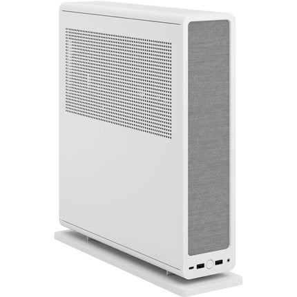 Fractal Design Ridge Mini-ITX Caja para PC Pequeña con 2 x Ventiladores 140mm y PCIe 4.0 Riser Card Blanca