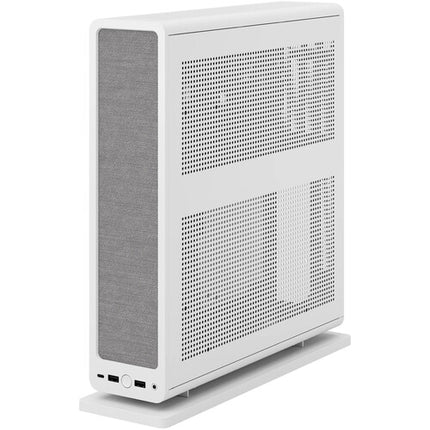 Fractal Design Ridge Mini-ITX Caja para PC Pequeña con 2 x Ventiladores 140mm y PCIe 4.0 Riser Card Blanca