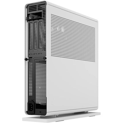 Fractal Design Ridge Mini-ITX Caja para PC Pequeña con 2 x Ventiladores 140mm y PCIe 4.0 Riser Card Blanca