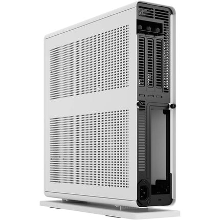 Fractal Design Ridge Mini-ITX Caja para PC Pequeña con 2 x Ventiladores 140mm y PCIe 4.0 Riser Card Blanca