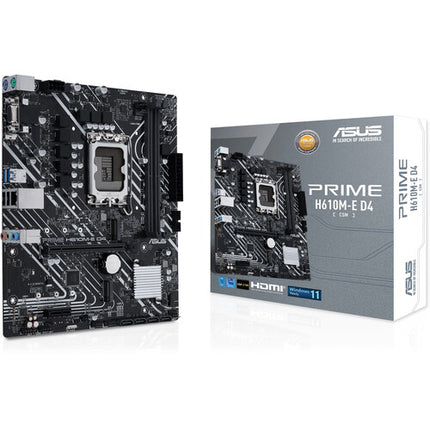 ASUS PRIME H610M-E D4-CSM Placa base Mini-ATX LGA 1700 DDR4 3200 MHz SATA III