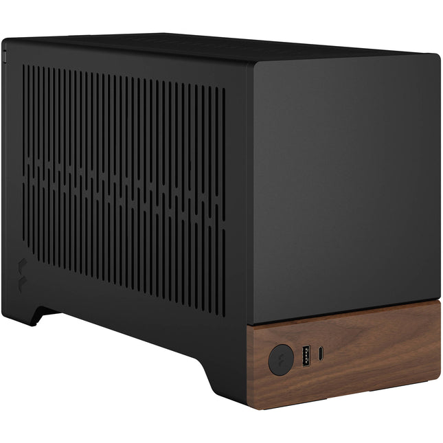 Fractal Design Terra Mini-ITX Caja PC Factor Forma Pequeño Aluminio Panel Madera 2 Bahías 2.5 Pulgadas