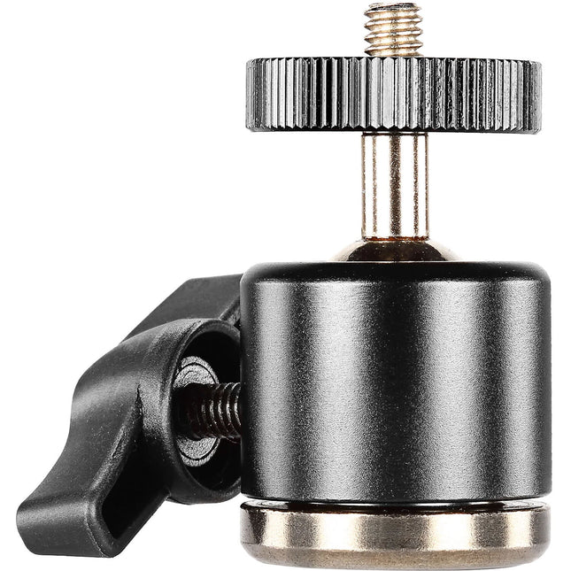 Neewer Mini Cabezal Bola Giratorio 360° Aleación Aluminio 4.4 lb Payload 1/4"-20 Montura Superior e Inferior