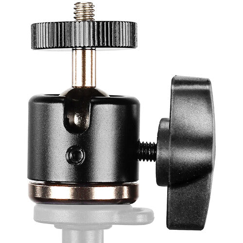 Neewer Mini Cabezal Bola Giratorio 360° Aleación Aluminio 4.4 lb Payload 1/4"-20 Montura Superior e Inferior