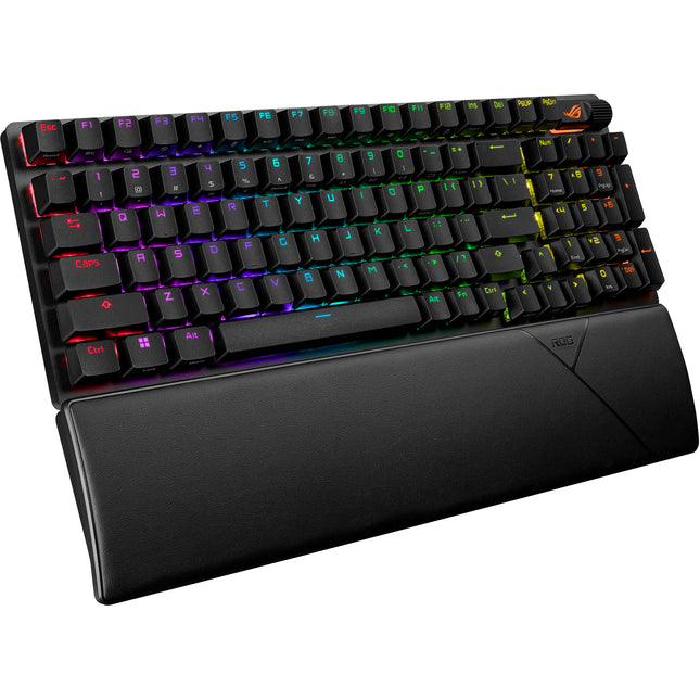 ASUS Republic of Gamers Strix Scope II Teclado Gaming Inalámbrico 2.4 GHz Bluetooth con Reposamuñecas