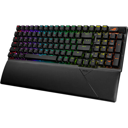 ASUS Republic of Gamers Strix Scope II Teclado Gaming Inalámbrico 2.4 GHz Bluetooth con Reposamuñecas