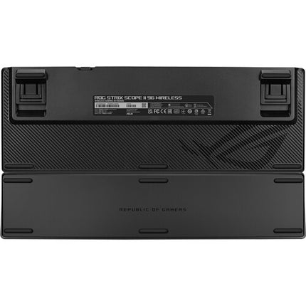 ASUS Republic of Gamers Strix Scope II Teclado Gaming Inalámbrico 2.4 GHz Bluetooth con Reposamuñecas
