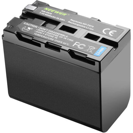 Neewer L-Series NP-F970 Batería 6600mAh 7.4V para Cámara y Luz