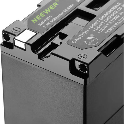 Neewer L-Series NP-F970 Batería 6600mAh 7.4V para Cámara y Luz