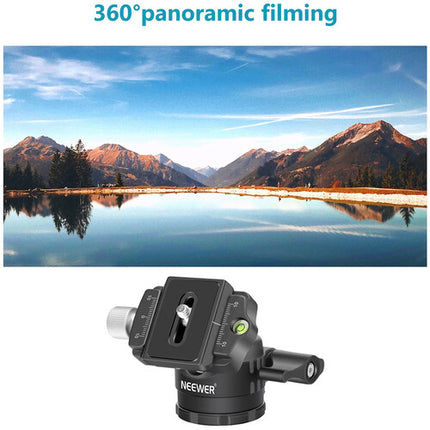 Neewer LO28 Cabezal de Bola para Trípode Perfil Bajo 28 mm 6.6 lb carga