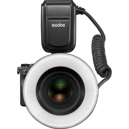 Godox MF-R76S+ Flash Macro Anillo Dental para Sony con Batería Recargable y 8 Adaptadores