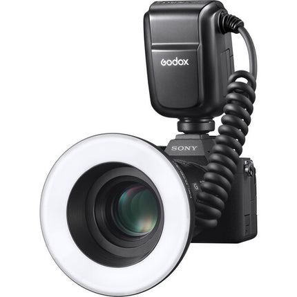 Godox MF-R76S+ Flash Macro Anillo Dental para Sony con Batería Recargable y 8 Adaptadores