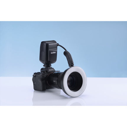 Godox MF-R76S+ Flash Macro Anillo Dental para Sony con Batería Recargable y 8 Adaptadores