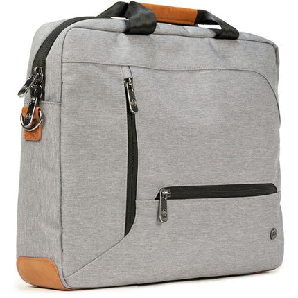 PKG International Annex Bolsa Mensajero 10L con Compartment para Laptop 16" y Correa Acolchada
