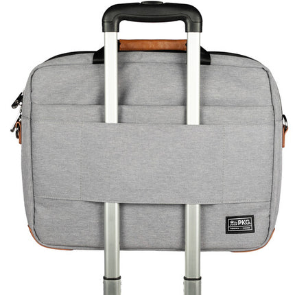 PKG International Annex Bolsa Mensajero 10L con Compartment para Laptop 16" y Correa Acolchada