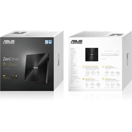 ASUS ZenDrive U9M Grabadora DVD Externa Negra 8x Ultra Slim 13mm