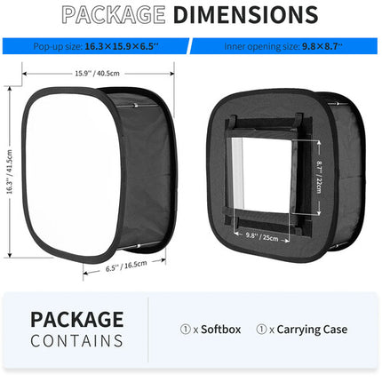 Neewer Softbox para Luz LED 660 Difusión Media 41x16x40 cm con Correas y Funda