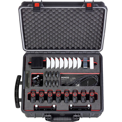 DMG Lumiere DASH Panel LED RGB Kit Octa 8 luces Estuche de carga