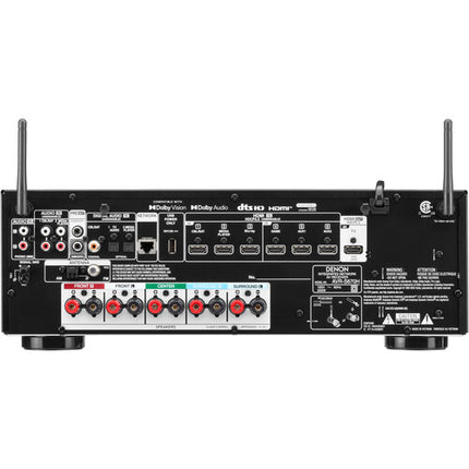 Denon AVR-S670H receptor audio video 5.2 canales 75W 3x8K HDMI