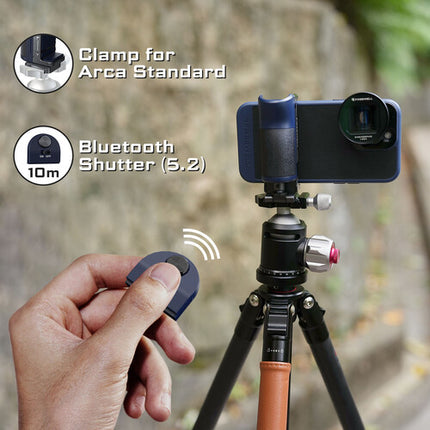 Freewell Bluetooth Smartphone Selfie Grip soporte hasta 12 3 oz alcance 10 m