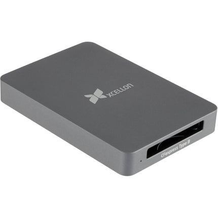 Xcellon Lector de Tarjetas CFexpress Tipo B USB-C 3.2 Gen 2 Enclosure de Aluminio