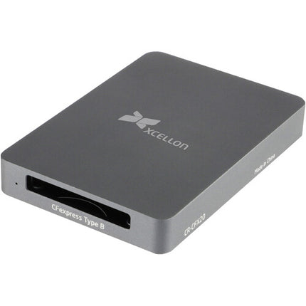 Xcellon Lector de Tarjetas CFexpress Tipo B USB-C 3.2 Gen 2 Enclosure de Aluminio