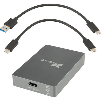 Xcellon Lector de Tarjetas CFexpress Tipo B USB-C 3.2 Gen 2 Enclosure de Aluminio