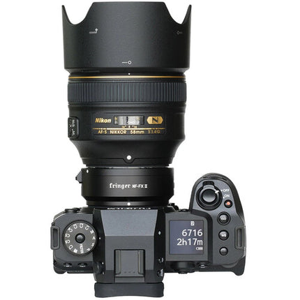 Fringer NF-FX II Adaptador de Lente Nikon F para Cámara FUJIFILM X con Autofocus y Sellado contra Intemperie