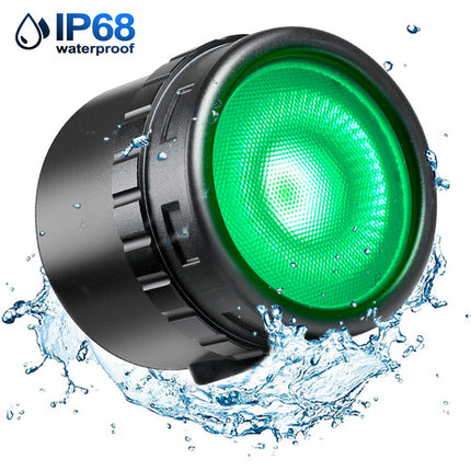 GVM Mini Luz LED RGB Impermeable con Montura Zapata y Temperatura 2000-5600K