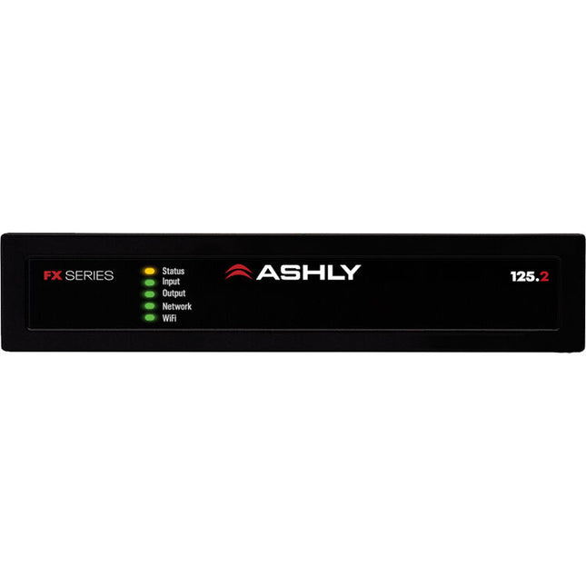 Ashly FX125.2 Amplificador de Red Instalación Multipropósito con DSP 125W 1RU 1/2 Rack
