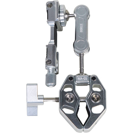 Sirui Alien Series Crab Clamp con Magic Arm Soporta hasta 3 7 Pulgadas Plata