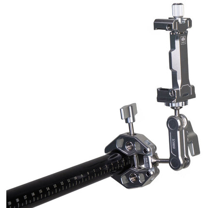 Sirui Alien Series Crab Clamp con Magic Arm Soporta hasta 3 7 Pulgadas Plata