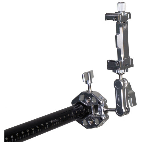 Sirui Alien Series Crab Clamp con Magic Arm Soporta hasta 3 7 Pulgadas Plata
