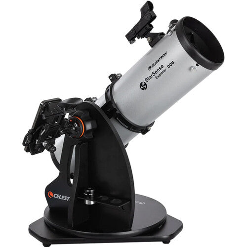 Celestron StarSense Explorer 130mm f5 Telescopio Dobsoniano de Mesa con Espejo Parabólico 130mm y Oculares 25mm 10mm