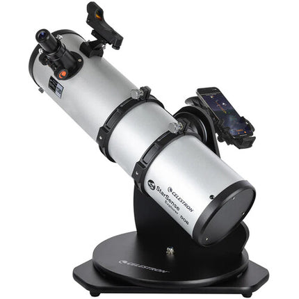 Celestron StarSense Explorer 130mm f5 Telescopio Dobsoniano de Mesa con Espejo Parabólico 130mm y Oculares 25mm 10mm