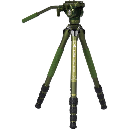 Sirui CT04 Serie Pilot Trípode con Cabezal CT5 58.4" Alcance 6.6 lb Capacidad Verde