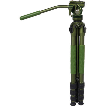 Sirui CT04 Serie Pilot Trípode con Cabezal CT5 58.4" Alcance 6.6 lb Capacidad Verde