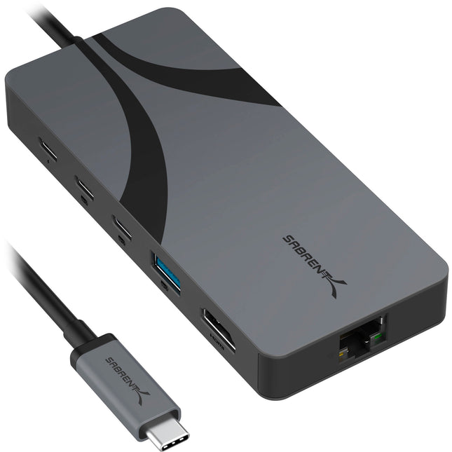 Sabrent 5-in-1 USB4 Travel Hub con 2x USB-C 85W PD y HDMI 8K