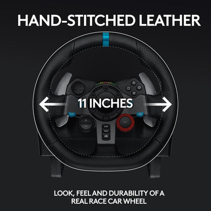 Logitech G G G29 Volante de carreras 10.24" con palanca cambio 900° PC PS4