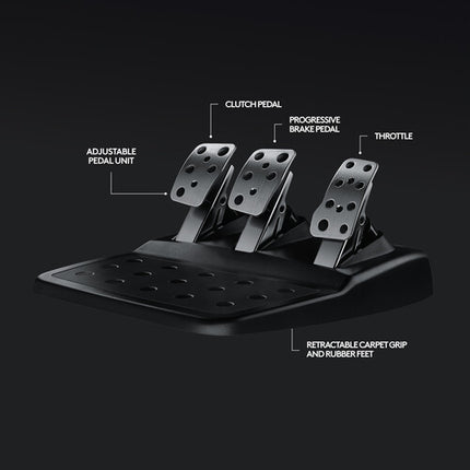 Logitech G G920 Volante de Carreras 10.24" 900° Rotación 3 Pedales Xbox One PC