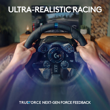 Logitech G G923 Volante y Pedales Sim Racing con TRUEFORCE para PC PS4 PS5