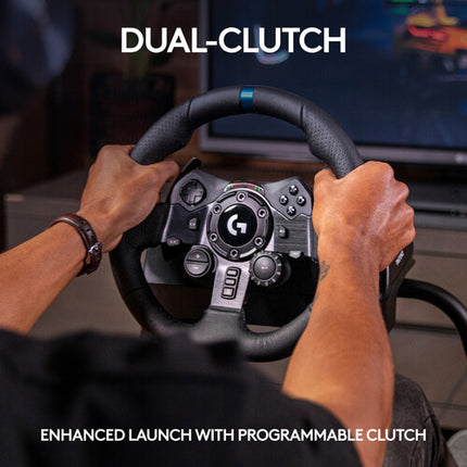 Logitech G G923 Volante y Pedales Sim Racing con TRUEFORCE para PC PS4 PS5