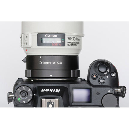 Fringer EF-NZ II Adaptador Autofocus para Lentes Canon EF a Nikon Z Sellado y Ligero