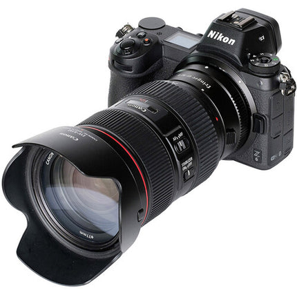 Fringer EF-NZ II Adaptador Autofocus para Lentes Canon EF a Nikon Z Sellado y Ligero