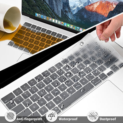 TechProtectus ColorLife Funda para MacBook Air 15" Chip M2 M3 Transparente Con Cubierta de Teclado