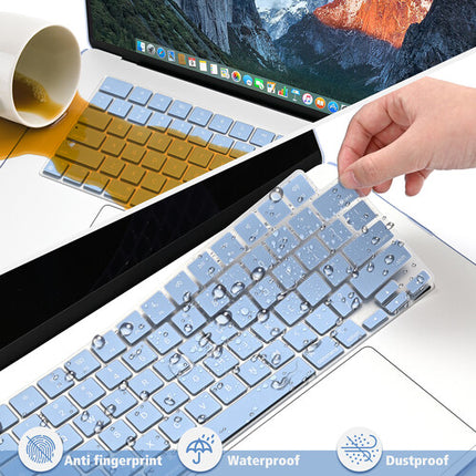 TechProtectus ColorLife Funda para MacBook Air 15" Azul Serenity con Cubierta de Teclado