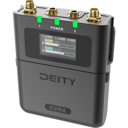 Deity Microphones Theos Camera Hop Kit Transmisión Digital 24-Bit 48 kHz 3 Receptores para Cámaras