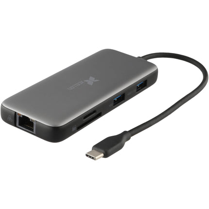 Xcellon 7 en 1 Hub Multimedia USB-C 3.2 Gen 2 10 Gb s 4K 60Hz 100W PD