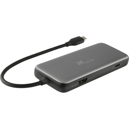Xcellon 7 en 1 Hub Multimedia USB-C 3.2 Gen 2 10 Gb s 4K 60Hz 100W PD